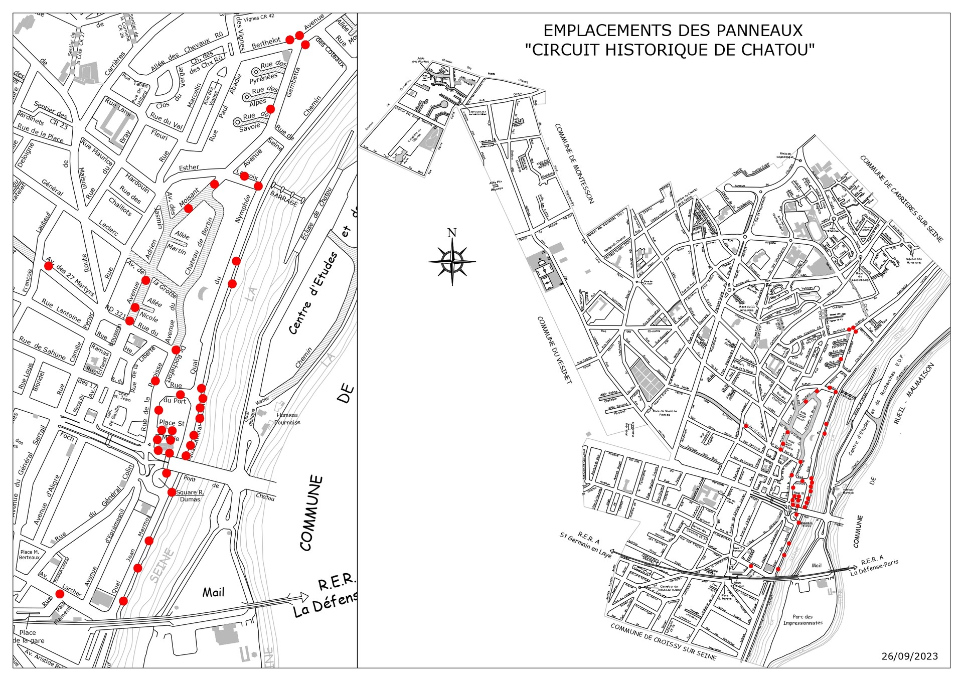 Le circuit historique de Chatou